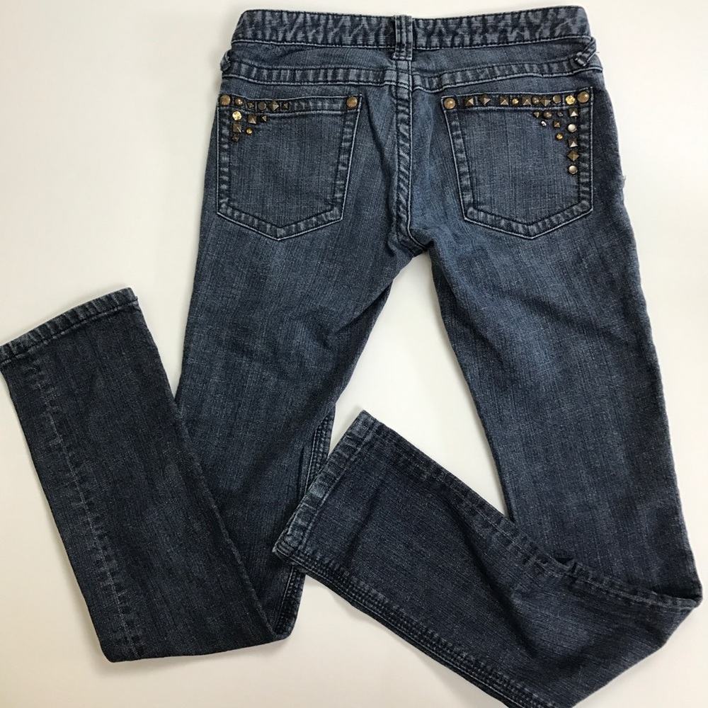 Free People Skinny Jeans Studded Back Pockets