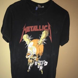 VINTAGED LOOK METALLICA "Damaged" T shirt