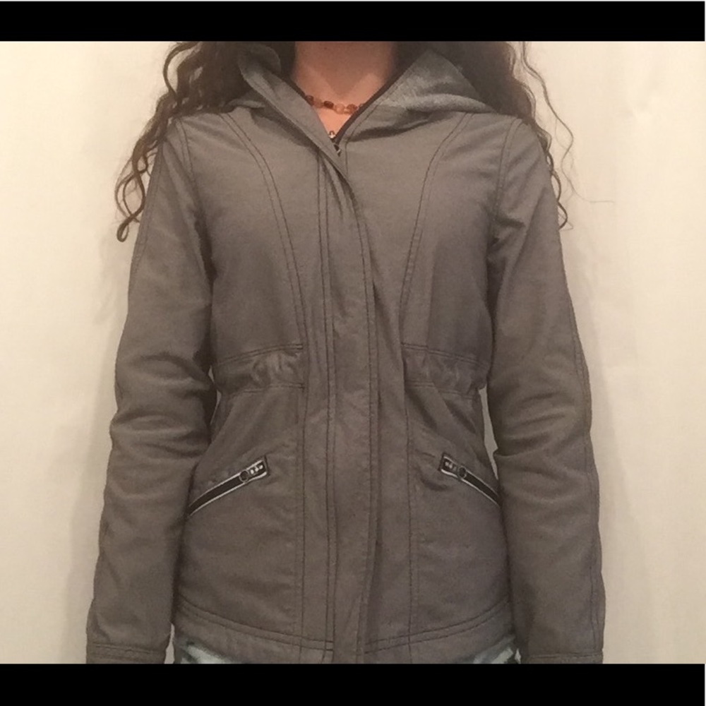Gray Fitted Ivivva Jacket