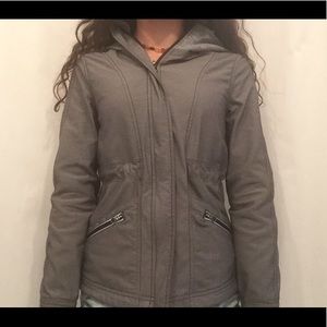 Gray Fitted Ivivva Jacket
