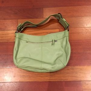 Coach Leather Soho Hobo Satchel Purse (Mint Green)