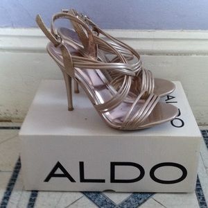 ALDO open toe party shoes