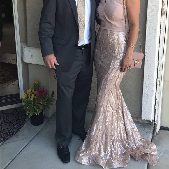 Jadore, Latte colored evening gown - Picture 3 of 4