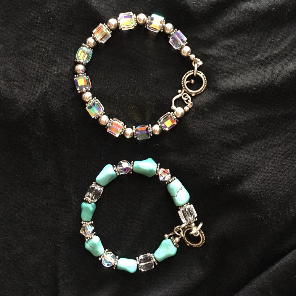 Pair of Crystal Bracelets