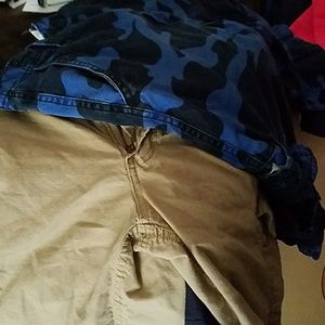 Size 14 boys cargo shorts 2 pair