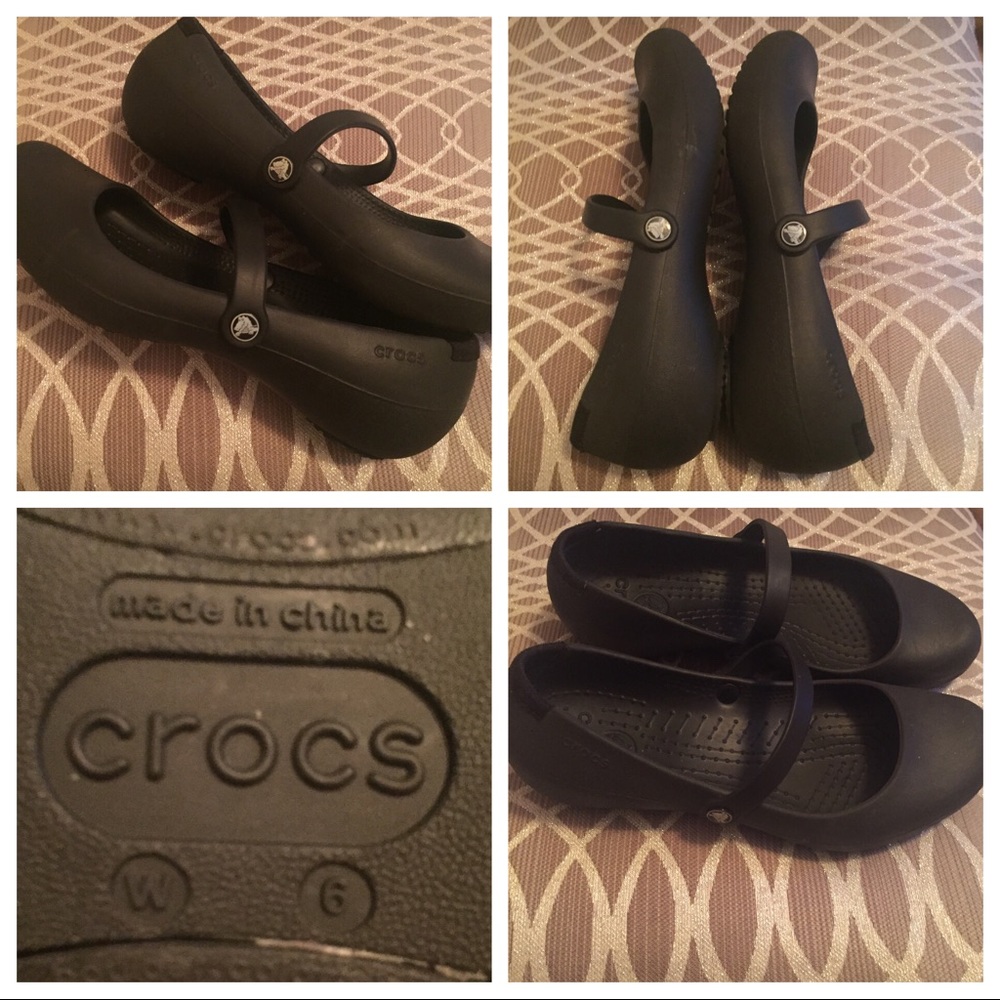 Maryjane Crocs fits size 7-7 1/2