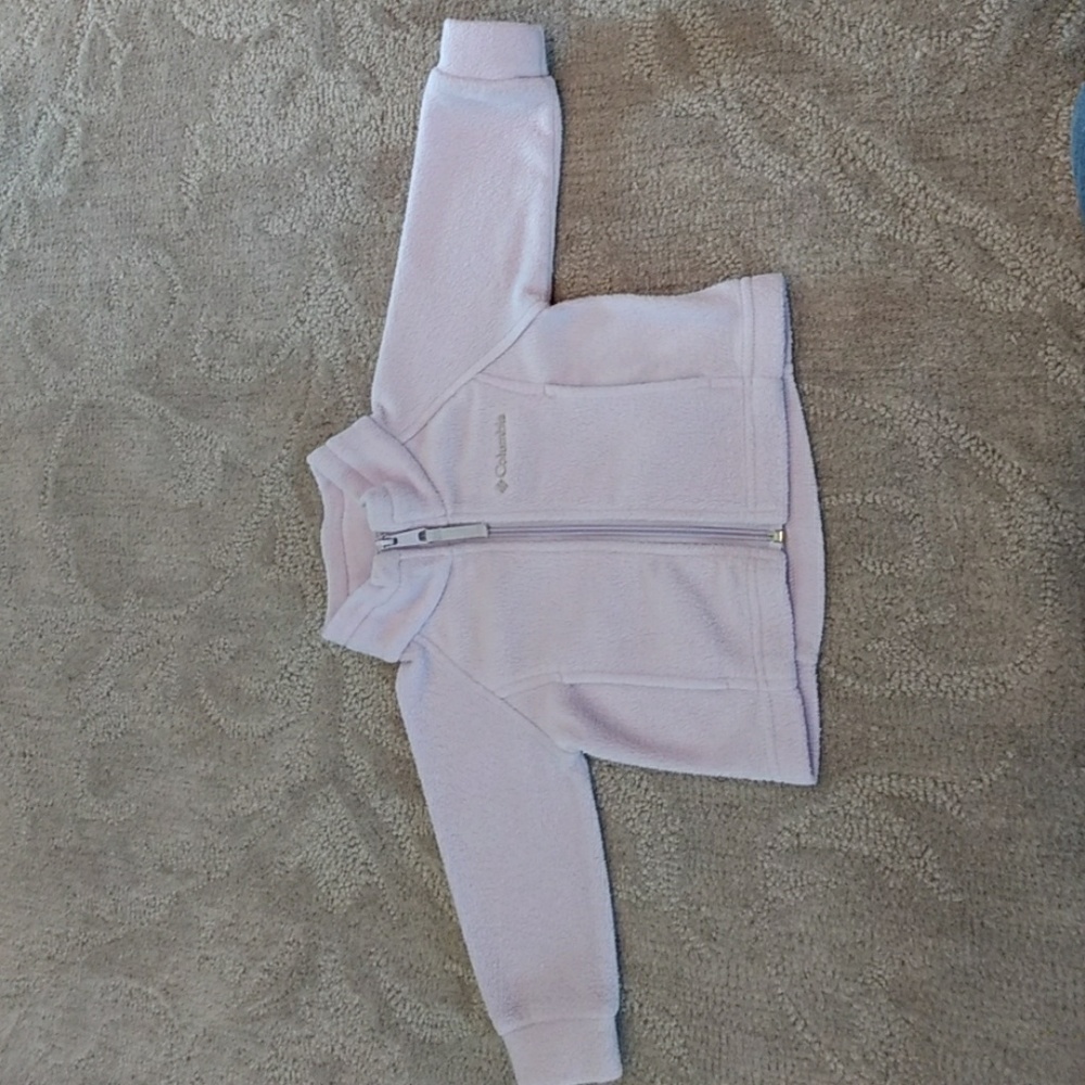 Lilac columbia fleece jacket