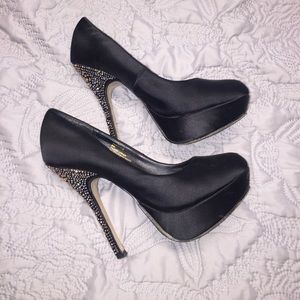 black heels