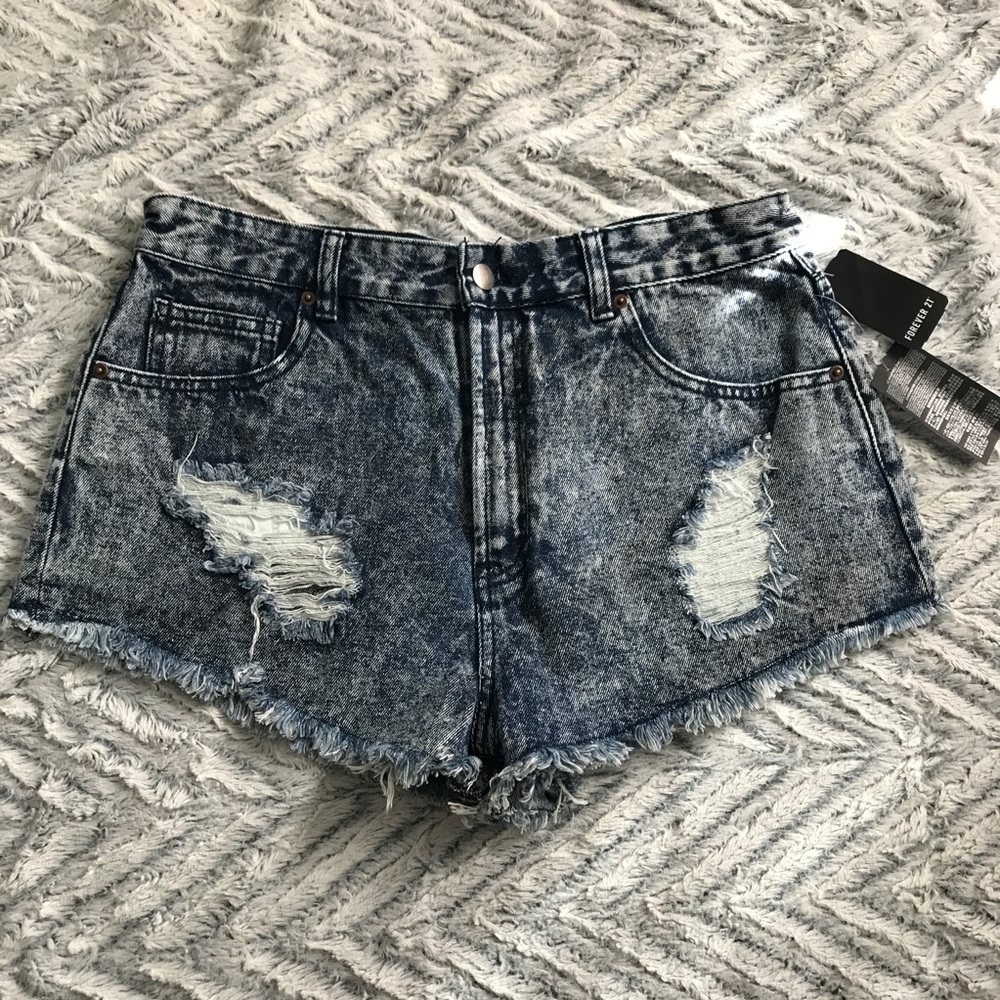denim shorts