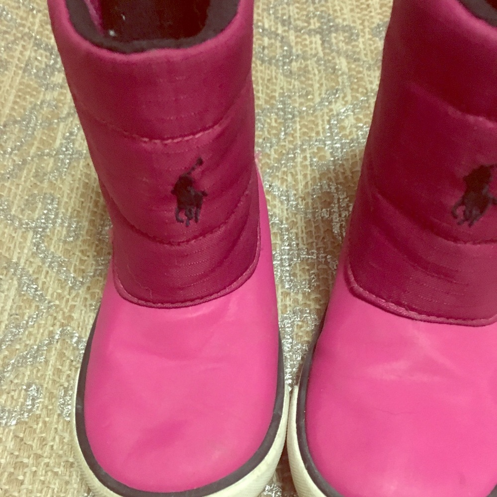 Polo Ralph Lauren toddler girls snow boots ☃️
