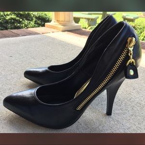 Black Pumps Pointed Toe Heel Shoes