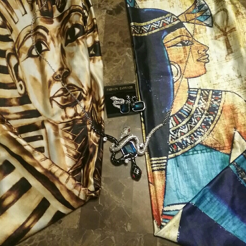 O/S LEGGINGS 2pr Egyptian patterns