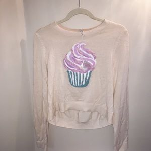 NWT Lauren Conrad cupcake sweater
