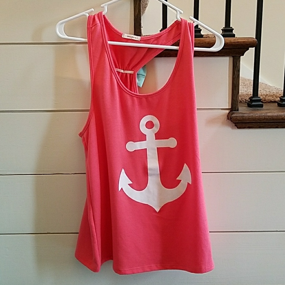 Anchor bow back racetrack tank