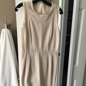 Banana Republic Neutral Animal Print Sheath Dress