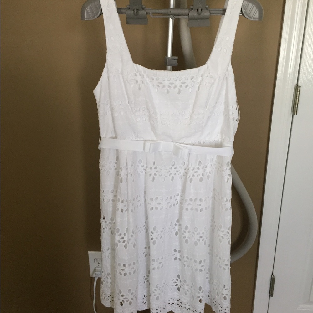 Cute white eyelet dress! NWT!