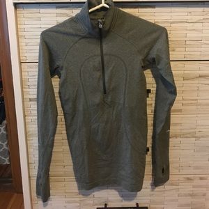 Lululemon Half Zip - Olive Green Size 2
