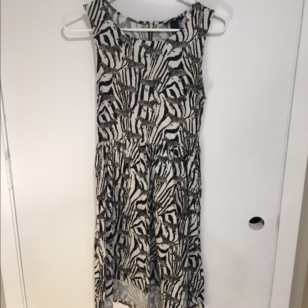 H&M cute printed zebra dress!