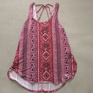 Hollister Patterned Small Tank Top