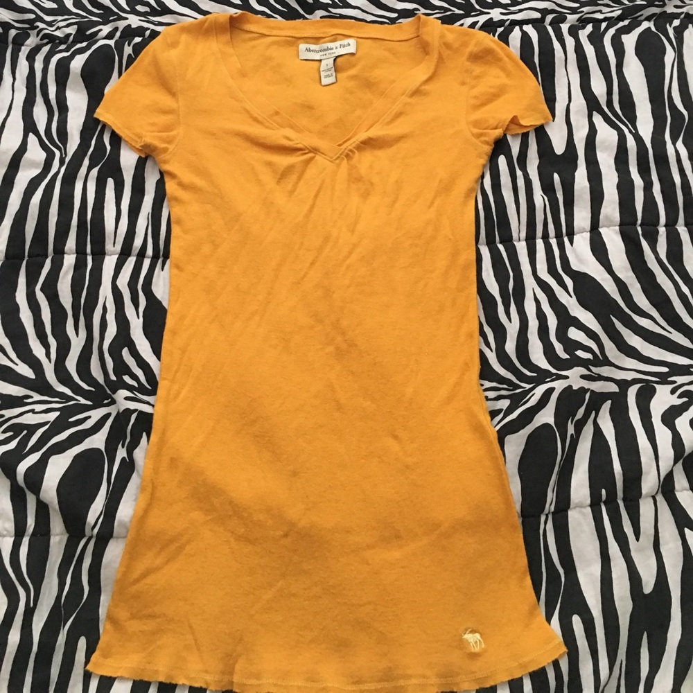 Mustard v-neck