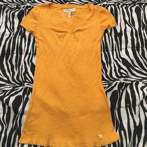 Mustard v-neck