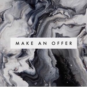 MAKE OFFERS/BUNDLES TO MY ITEMS FOR DISCOUNTS!