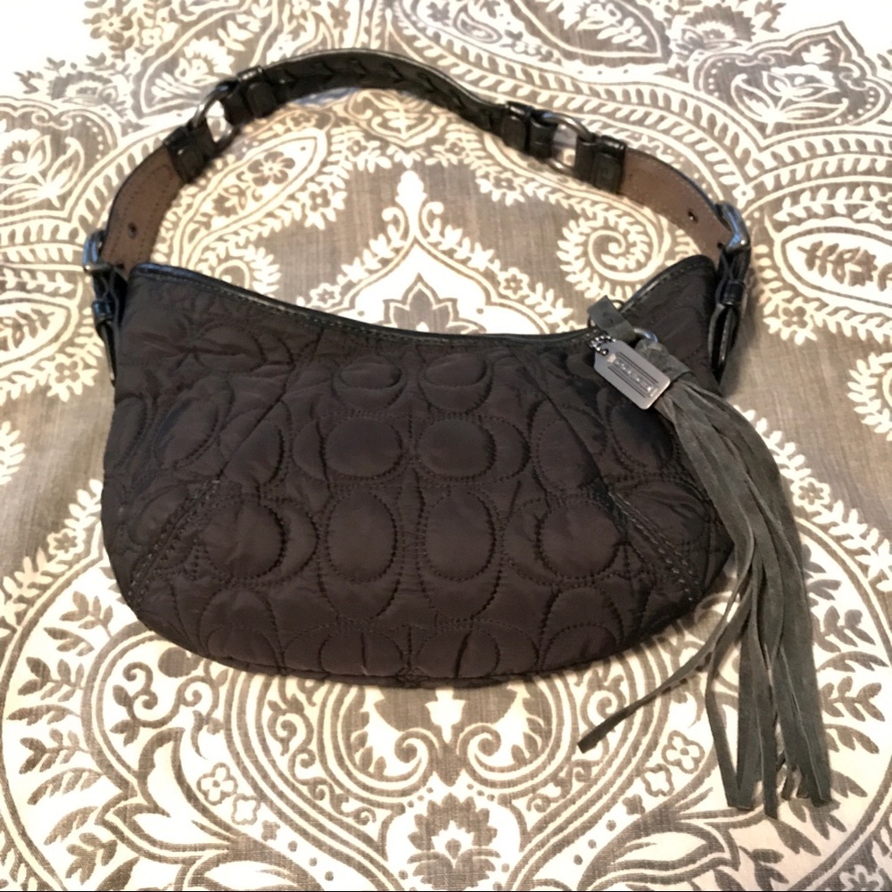 ❌SOLD! 🔥COACH Soho Signature Quilted Hobo Bag