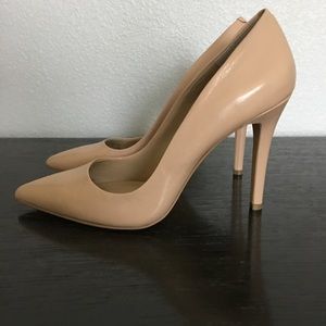 Saks Fifth Avenue Nude Heels size 8.5