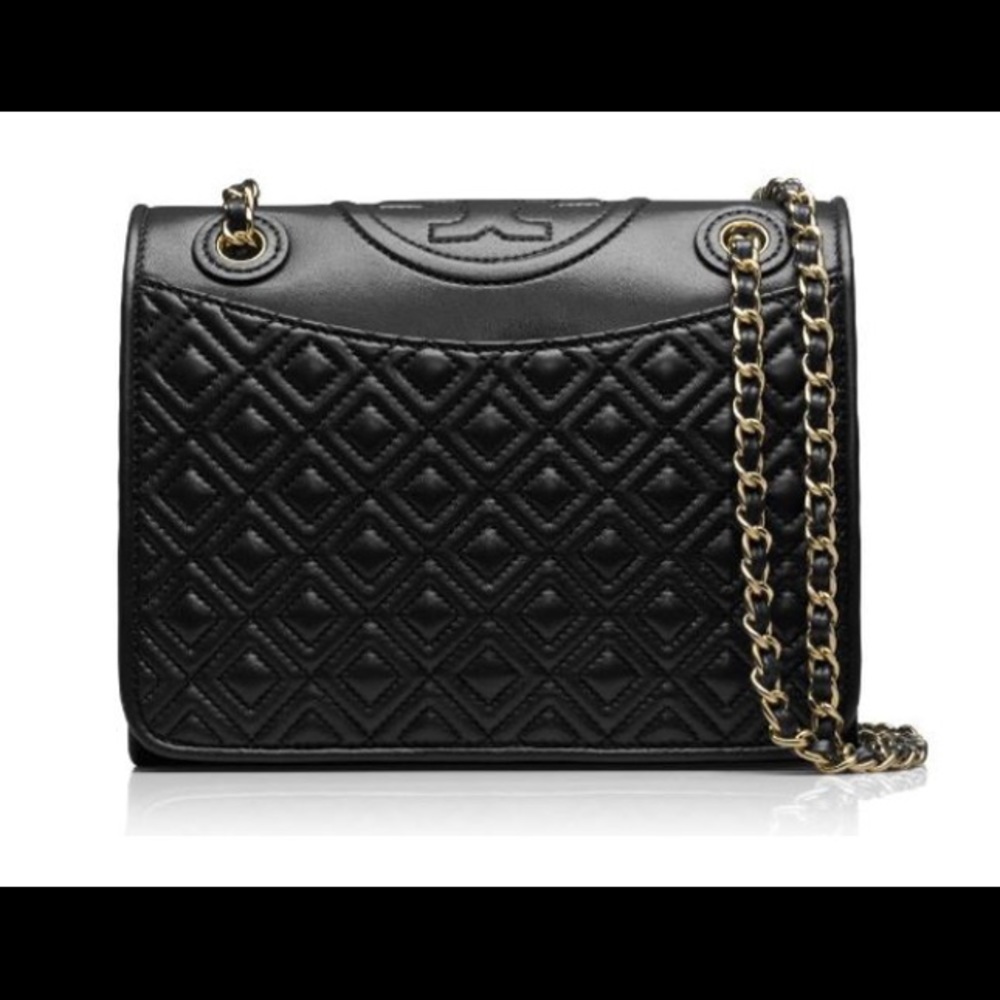 Tory Burch Quilted Leather Fleming Bag