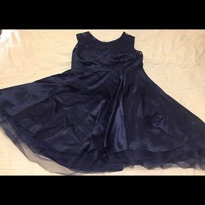 Navy Blue Swing Dress