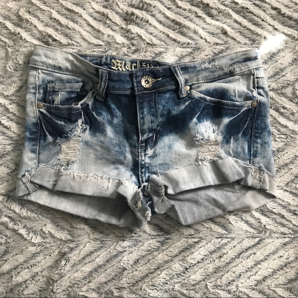 acid wash shorts