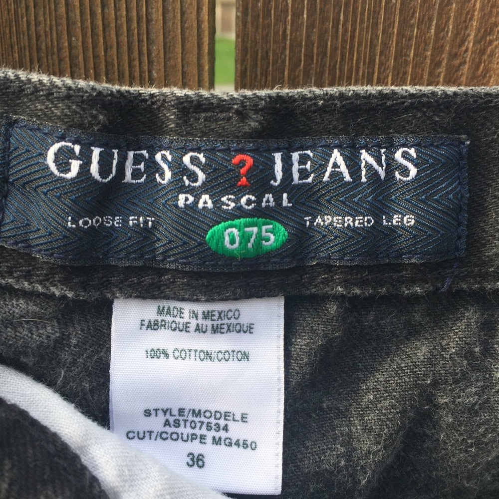 Amazing condition guess black men's jeans size 36 - Picture 4 of 5