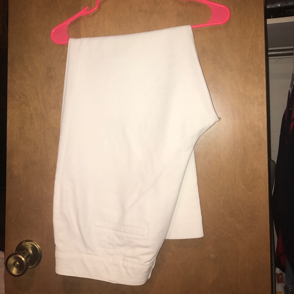 White slacks boot cut