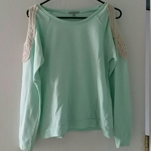 Charlotte Russe Tops - Open Shoulder Sweatshirt