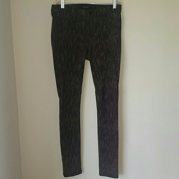Brown and black textured Jeggings - Picture 1 of 3