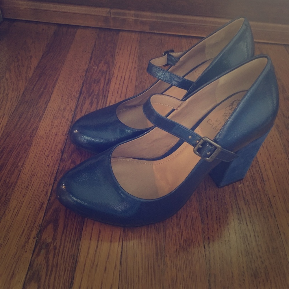 Blue Vince Camuto heels