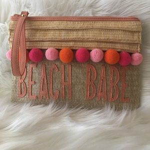 Beach Babe Pom Pom Clutch