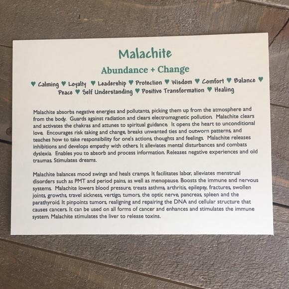 Malachite Gemstone Stretch Bracelet - Picture 2 of 4