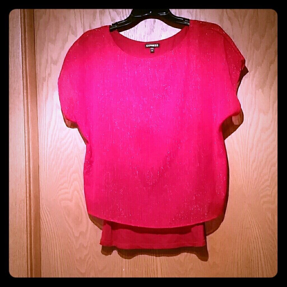 Red Express Short Sleeve Shirt