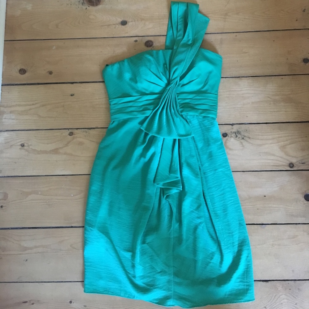Green BCBG dress