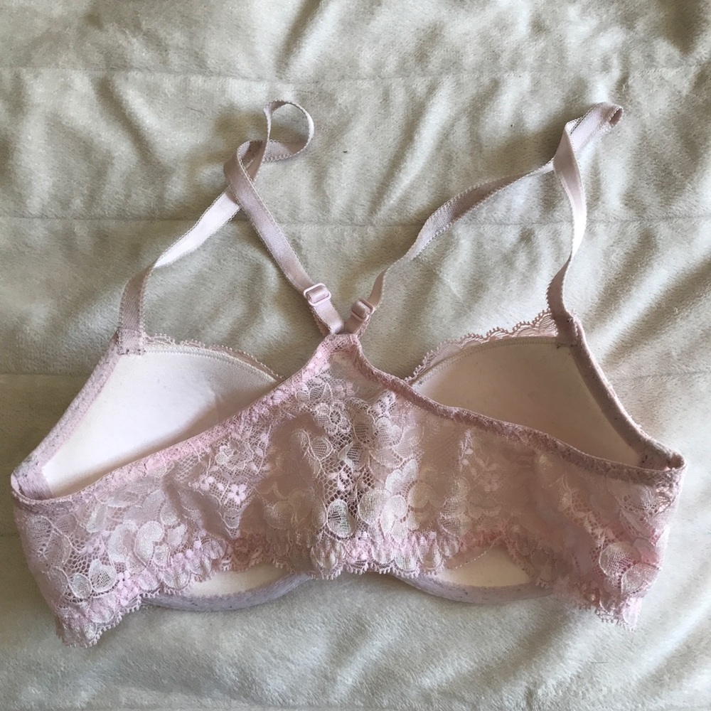 Pink & Lacy Racerback VS bra - Picture 2 of 5