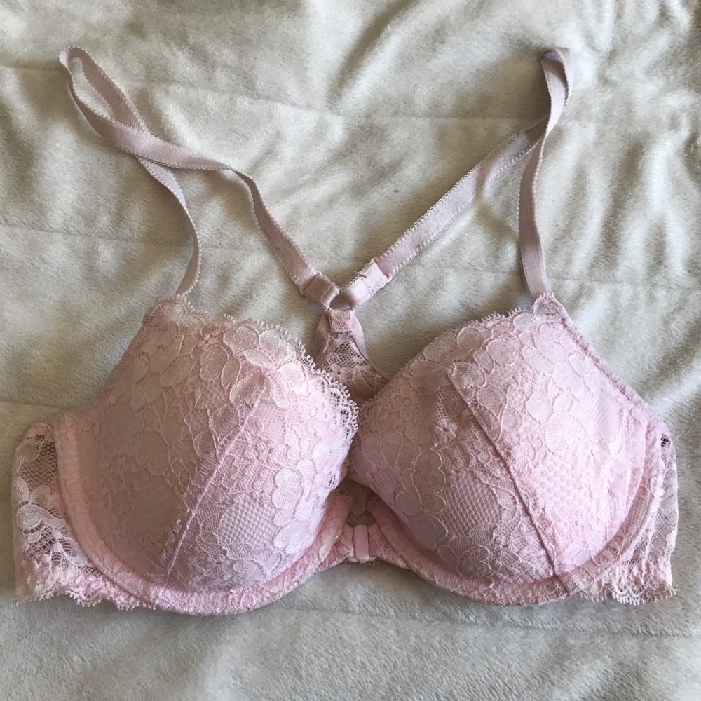 Pink & Lacy Racerback VS bra