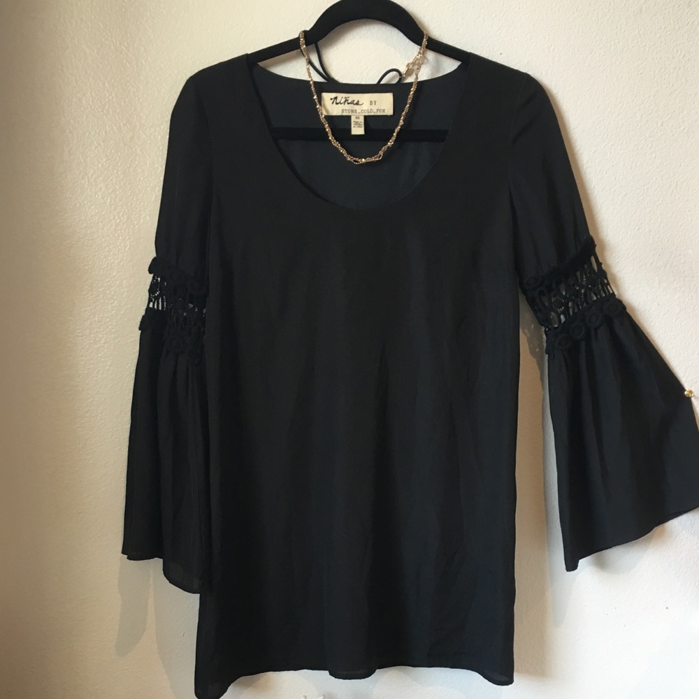 Black Mini Stone Cold Fox dress