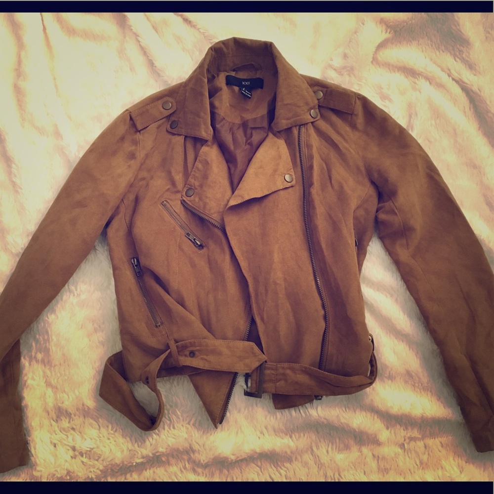 Brown suede jacket