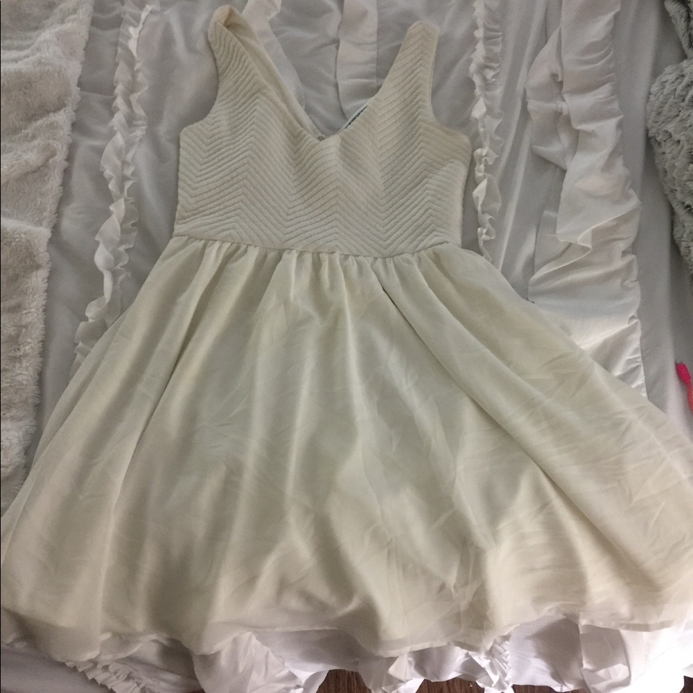 White flowy dress Francesca's