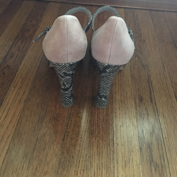 Hype suede and animal print heels - Picture 3 of 3