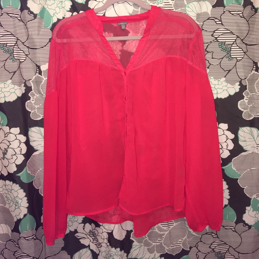 Size large Charlotte Russe Polyester shirt