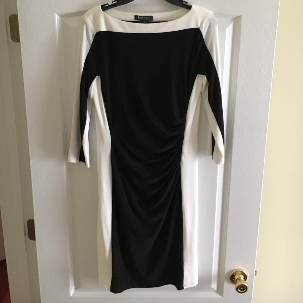 Black and White Illusion Dress