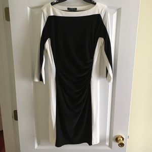 Black and White Illusion Dress