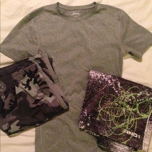 Boys bundle 1 shirt 2 pairs basketball shorts